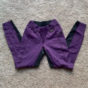 Kerrits Full Seat Breeches/Tights (Boysenberry in size S)
